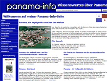 Tablet Screenshot of panama-info.net